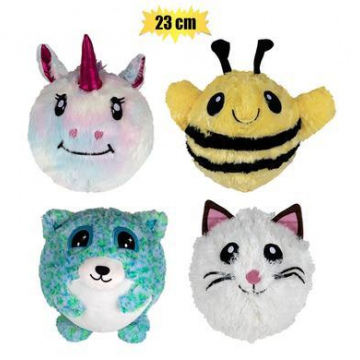 PLUSH BALL UNICORN-CAT 23cm