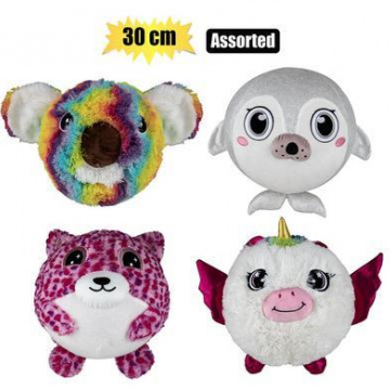 PLUSH BALL UNICORN-CAT 30cm