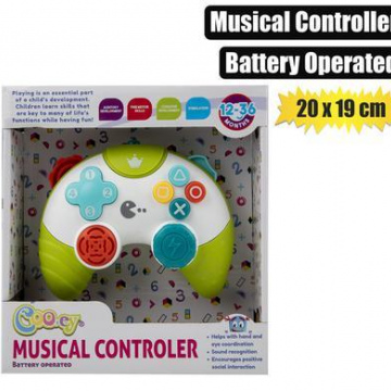 BABY TOY EDU MUSICAL CONTROLLER 20x19cm