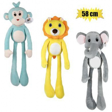 PLUSH ANIMAL 58cm W- LONG ARMS & LEGS