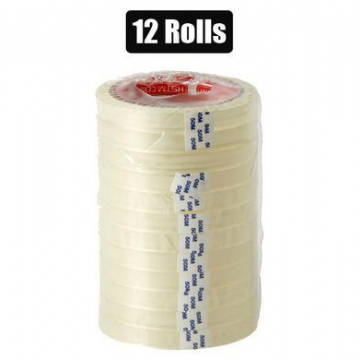  TAPE ADHESIVE 12mmx33m BULK ROLL