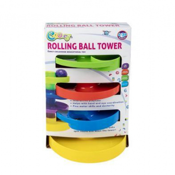 BABY TOY EDU PLAY-LEARN 4 TIER BALL DROP